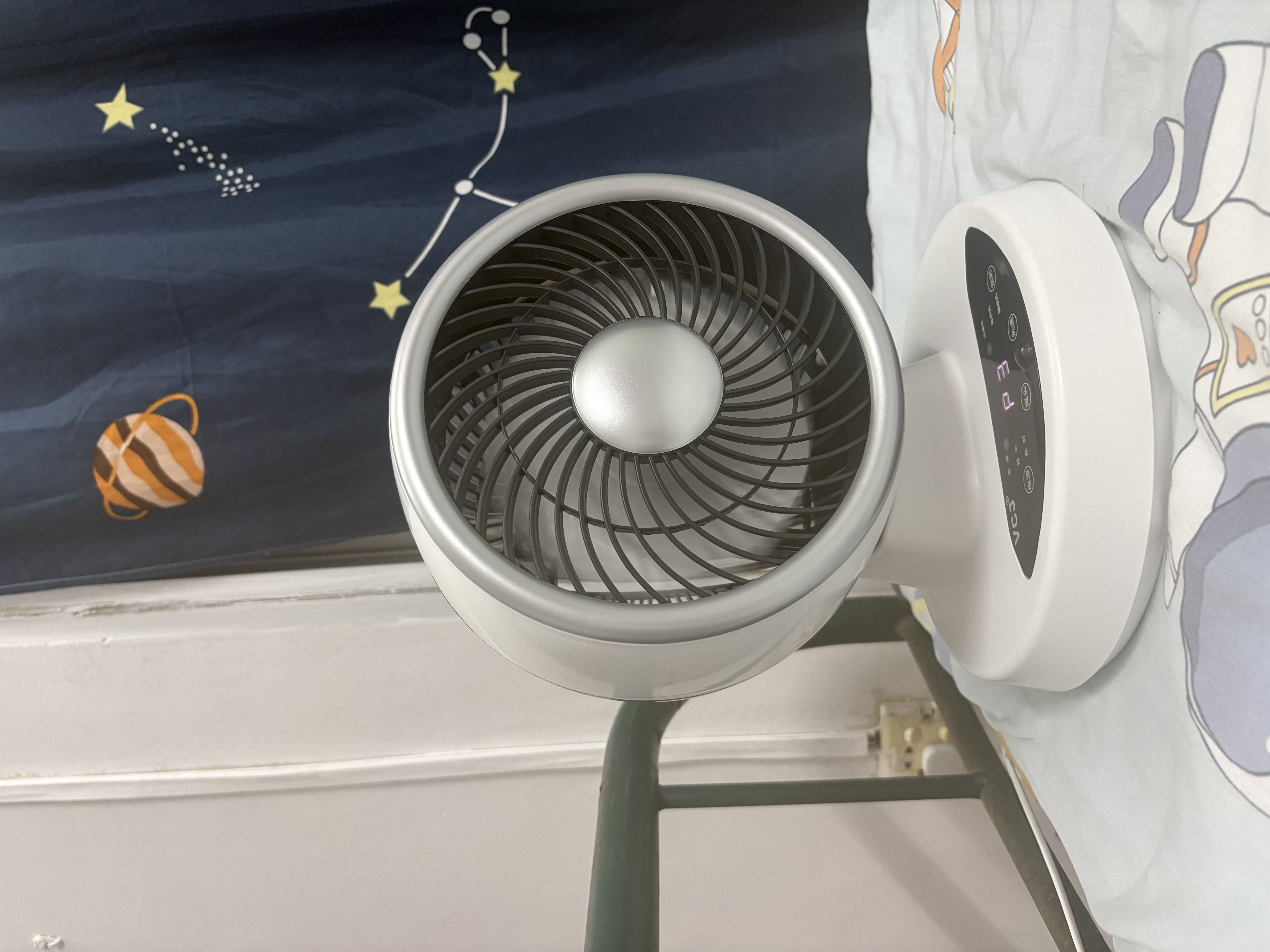 VCJ【德国品牌】空气循环扇电风扇家用台式桌面节能轻音 触控定时可摇头3m线 DQ20R 实拍图