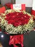 幽客玉品鲜花速递红玫瑰花束表白送女友老婆生日礼物全国同城配送 33朵红玫瑰花束—女王款 实拍图