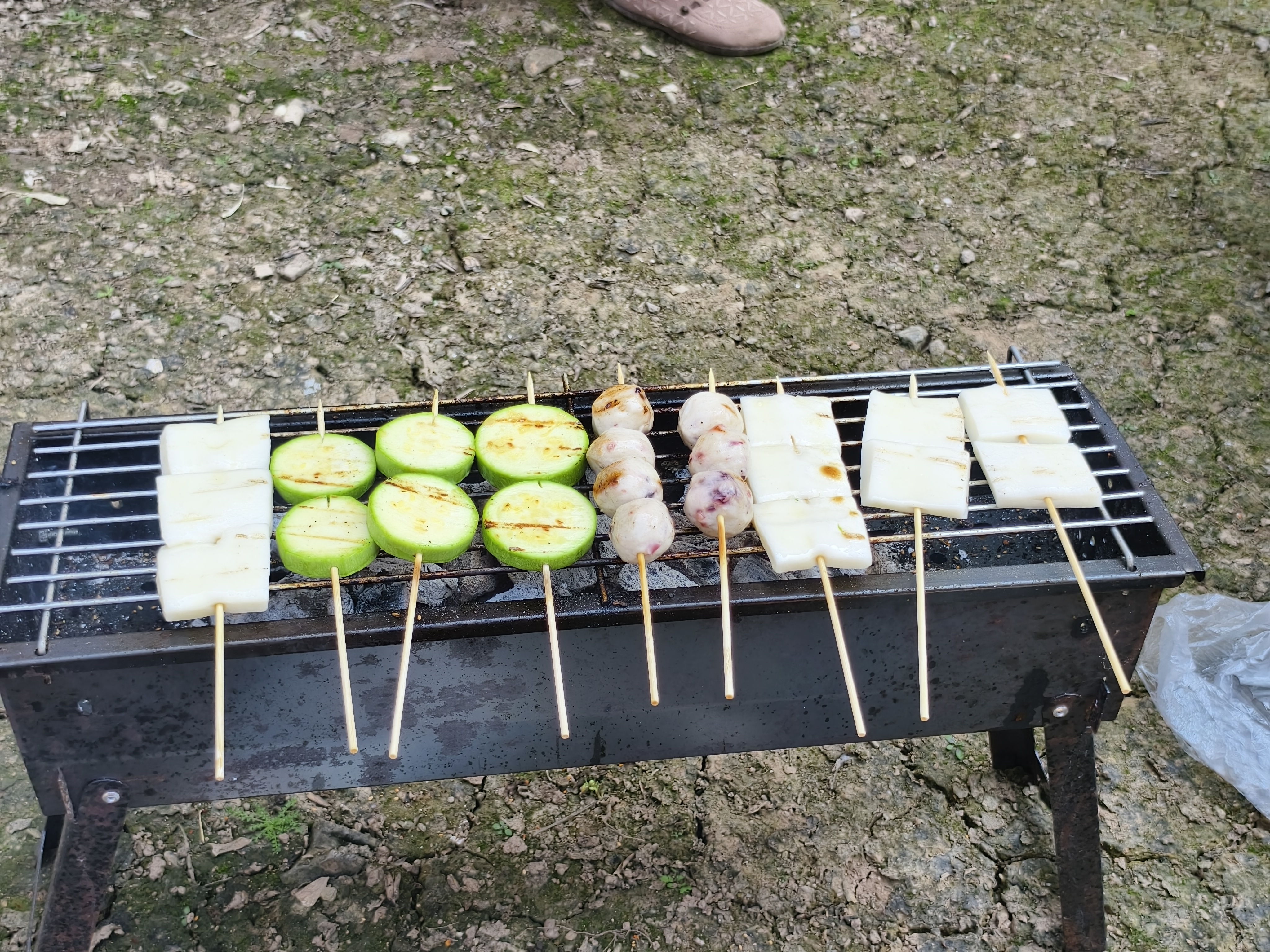 云山半脆皮年糕500g约6根烧烤专用食材宁波水磨年糕方便速食夜宵煎炸 实拍图