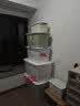 SPACEXPERT 衣物收纳箱车载塑料整理箱带轮外体积210L 80*58*46cm 白色1个装 实拍图