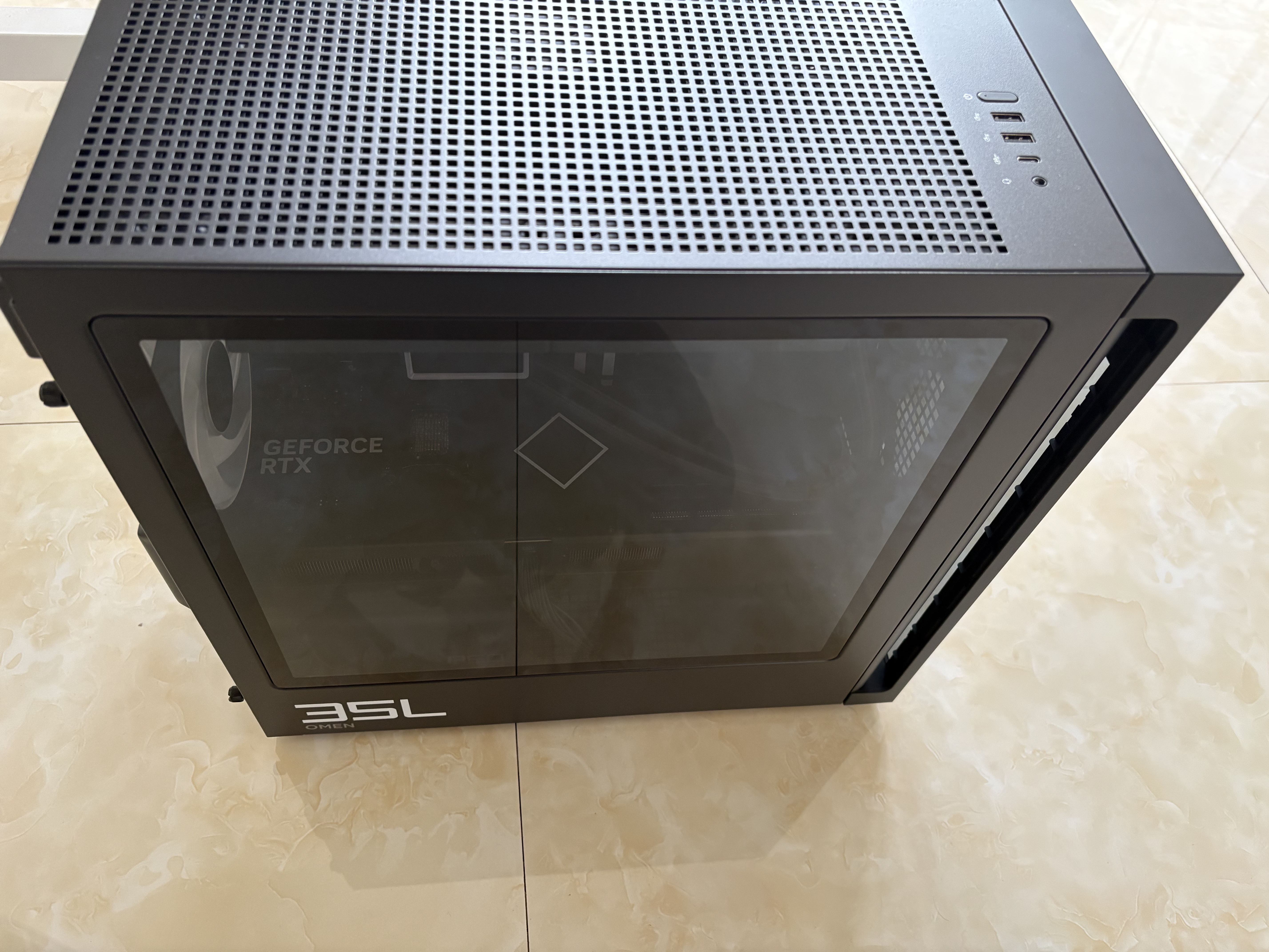 惠普（HP）HyperX暗影精灵Pro旗舰游戏台式电脑主机(Ultra7 270K Plus RTX5080 32G DDR5 1T 水冷 850W电源） 实拍图