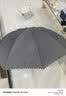 天堂伞 加大雨伞三折 经典商务伞格纹10骨加大雨伞男女 天际灰 实拍图