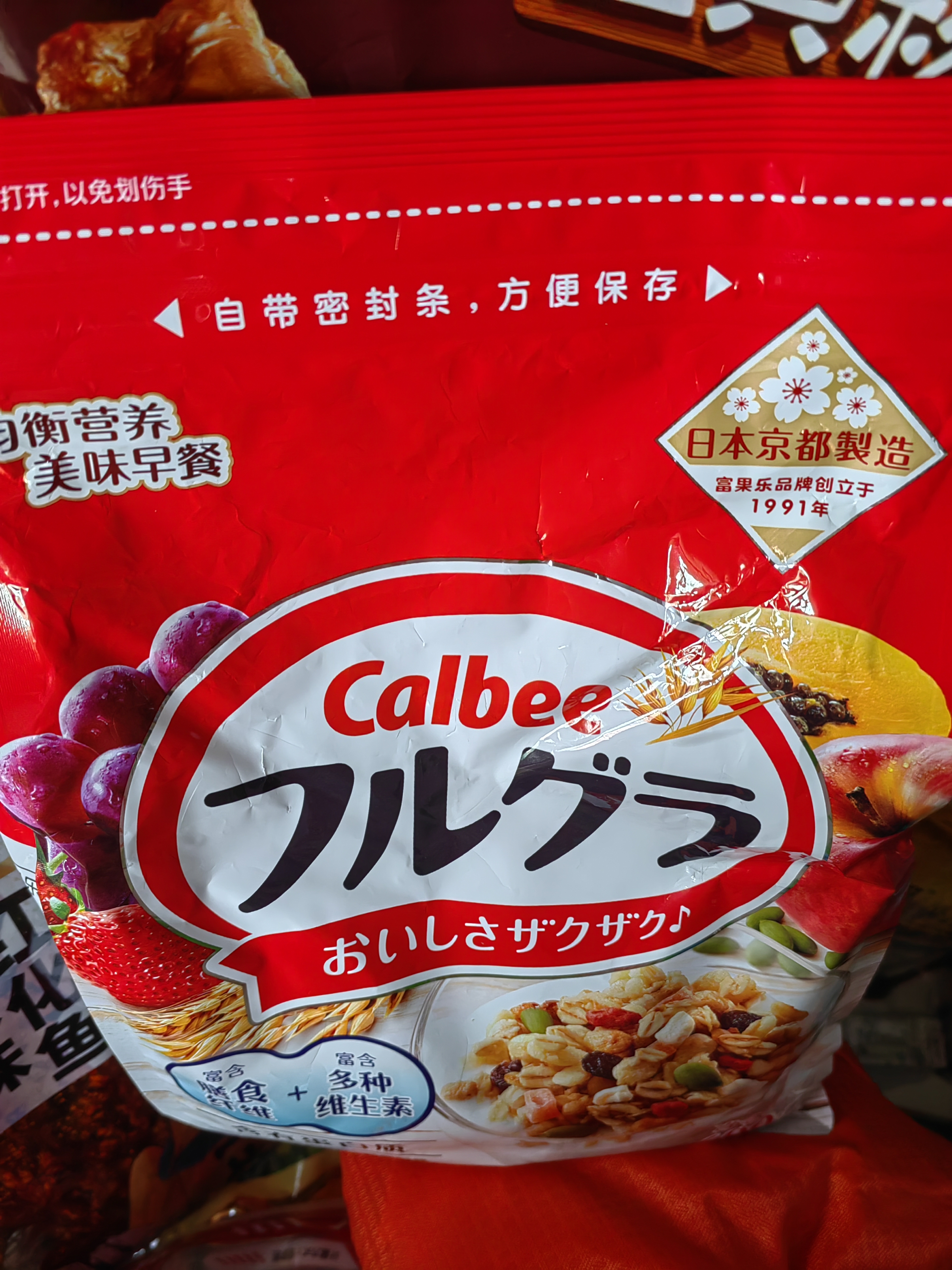 卡乐比（Calbee）原味水果麦片600g 进口非油炸 营养代餐早餐零食 实拍图