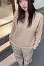 DKNY唐可娜儿针织衫女2026年新款独特撞色早秋穿搭圆领长袖女士毛衣PC 实拍图