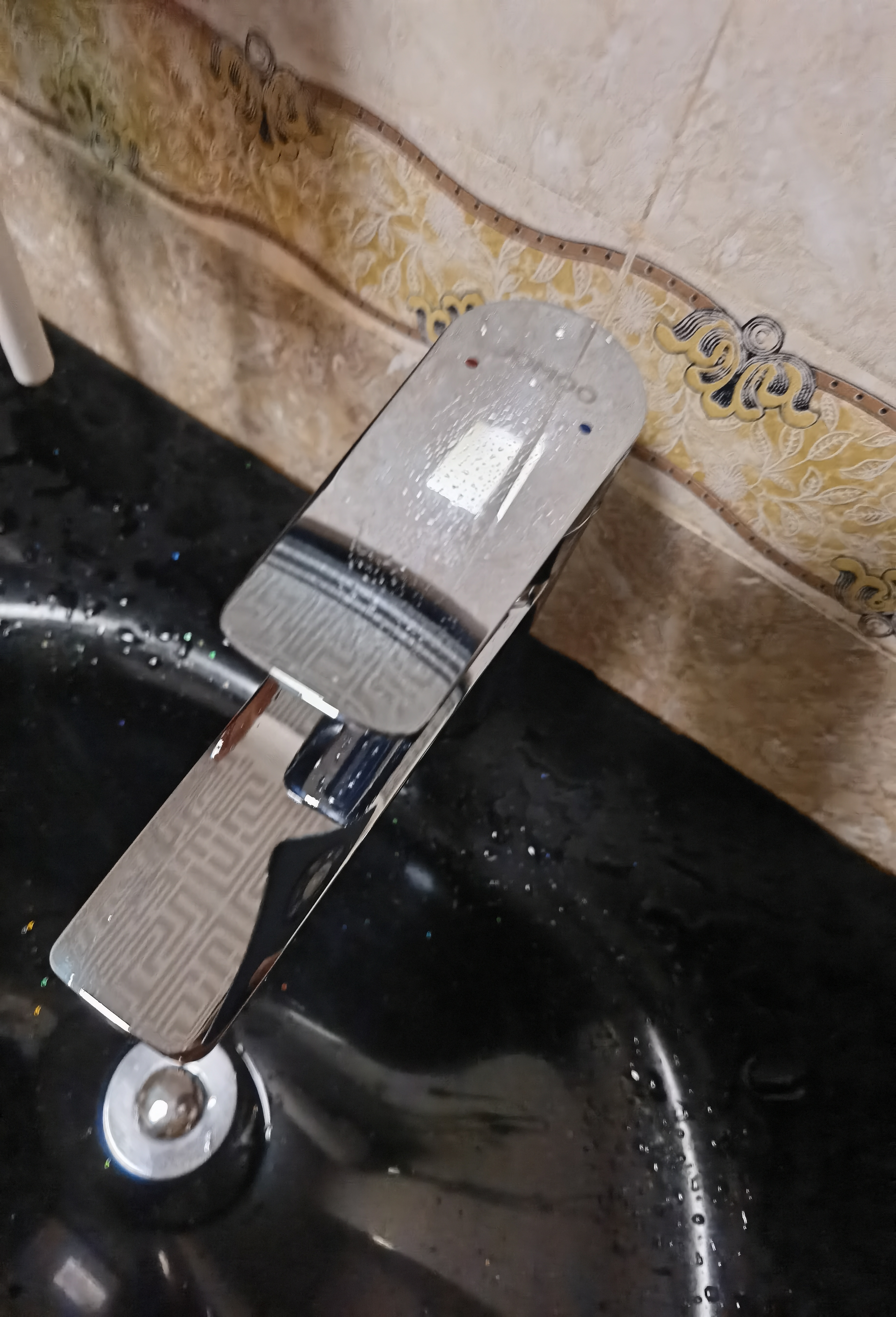 九牧（JOMOO）洗手盆水龙头浴室柜冷热水二合一家用厕所卫生间浴室洗脸池面台上 【自动除垢】自动除垢气泡水亮银32680 官方正品洗漱台锌合金阀体陶瓷阀芯带进水软管 实拍图