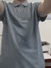 京东京造夏季运动短袖男士t恤polo衫男跑步健身户外速干衣服 雾霾蓝3.0 XL 实拍图