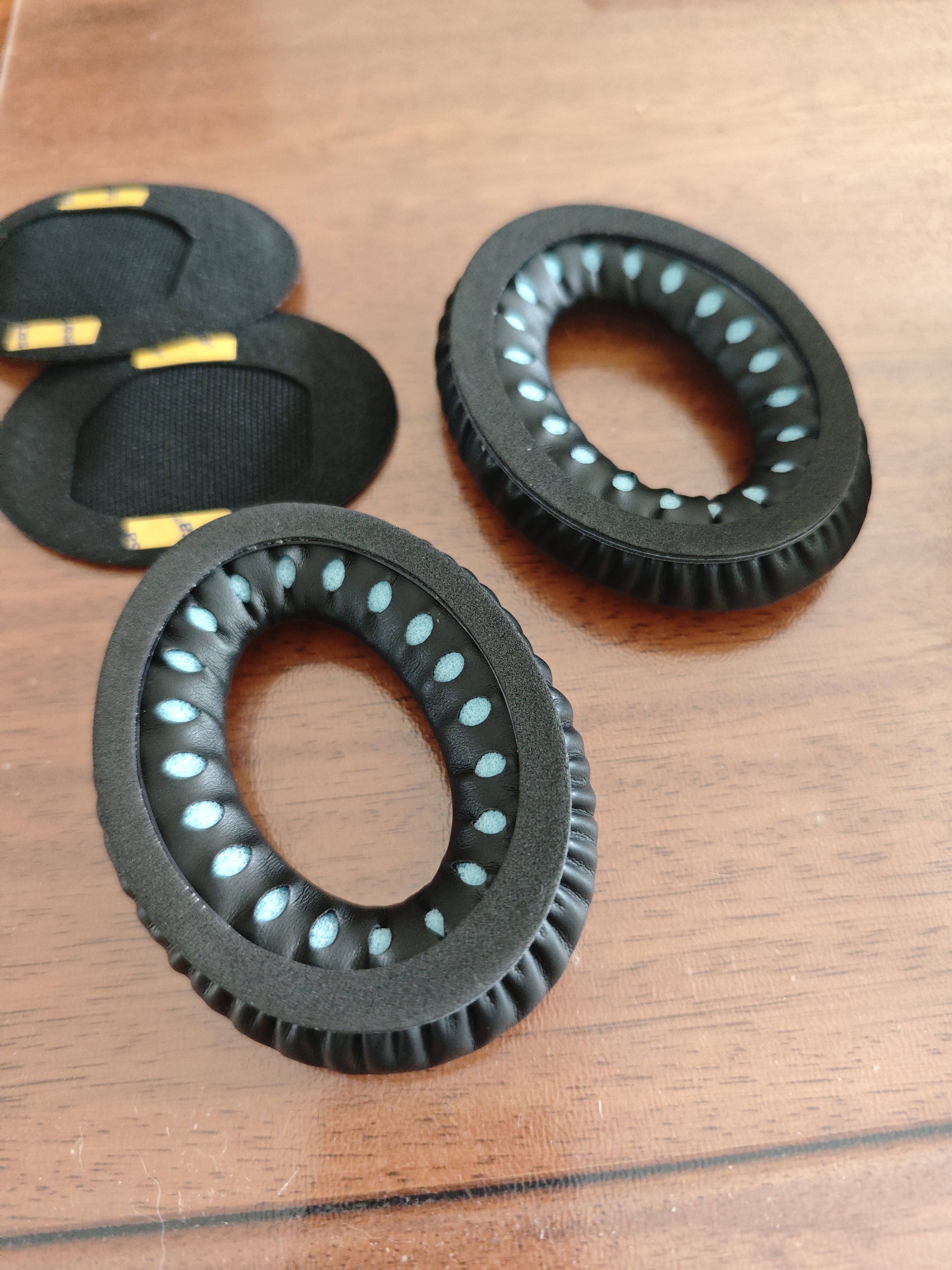 鹏谷适用于bose qc35二代耳罩博士qc45耳机罩原配耳机套小羊皮柔软海绵降噪25通用配件原配皮-黑色 实拍图