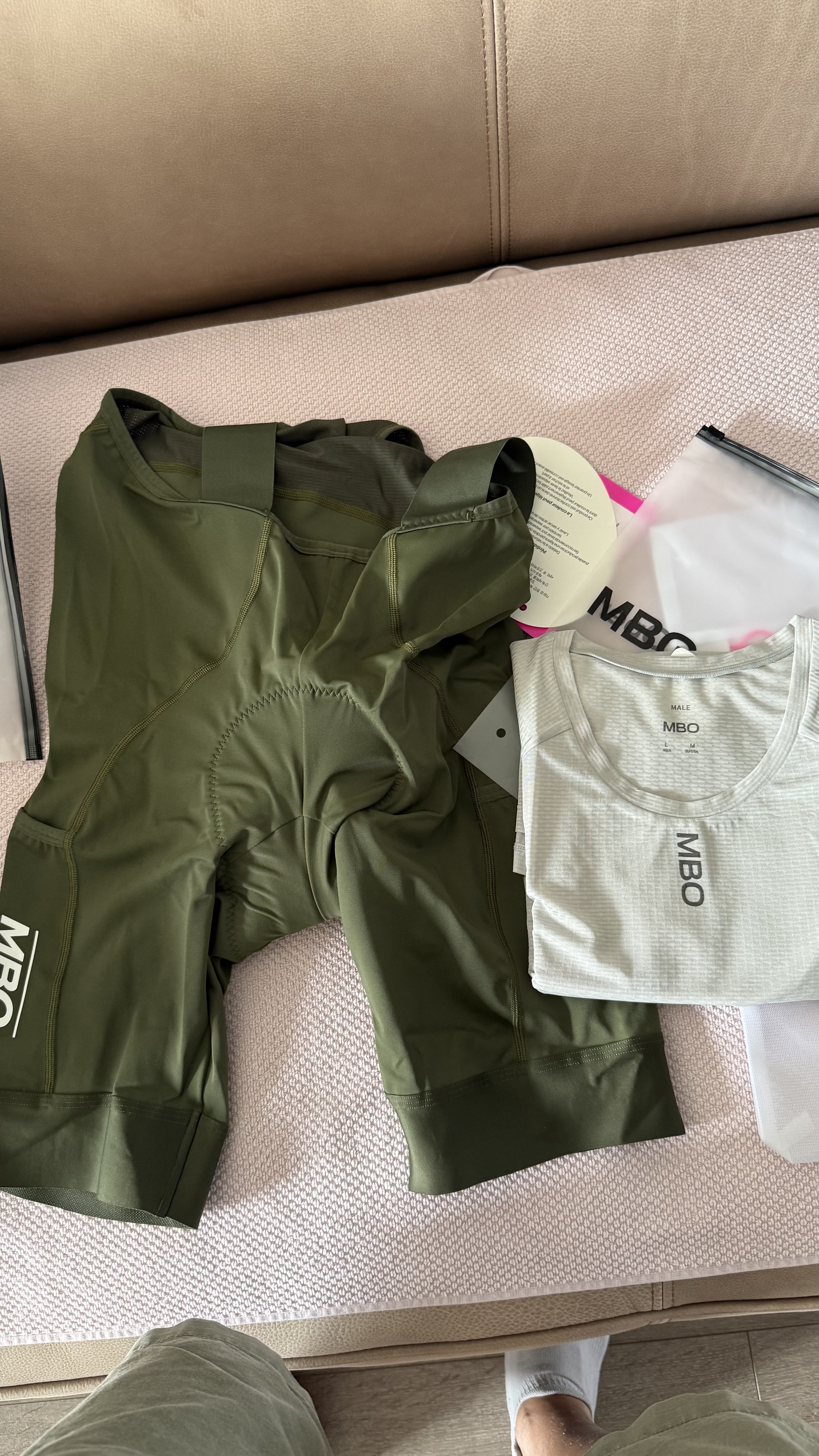 MBO男子打底衫干爽公路自行车骑行背心B120骑行服 无袖-椰子灰 L 实拍图