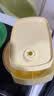特百惠（Tupperware）思丽康饭盒1L学生上班族带饭便携午餐分格可微波炉 奶黄色 实拍图