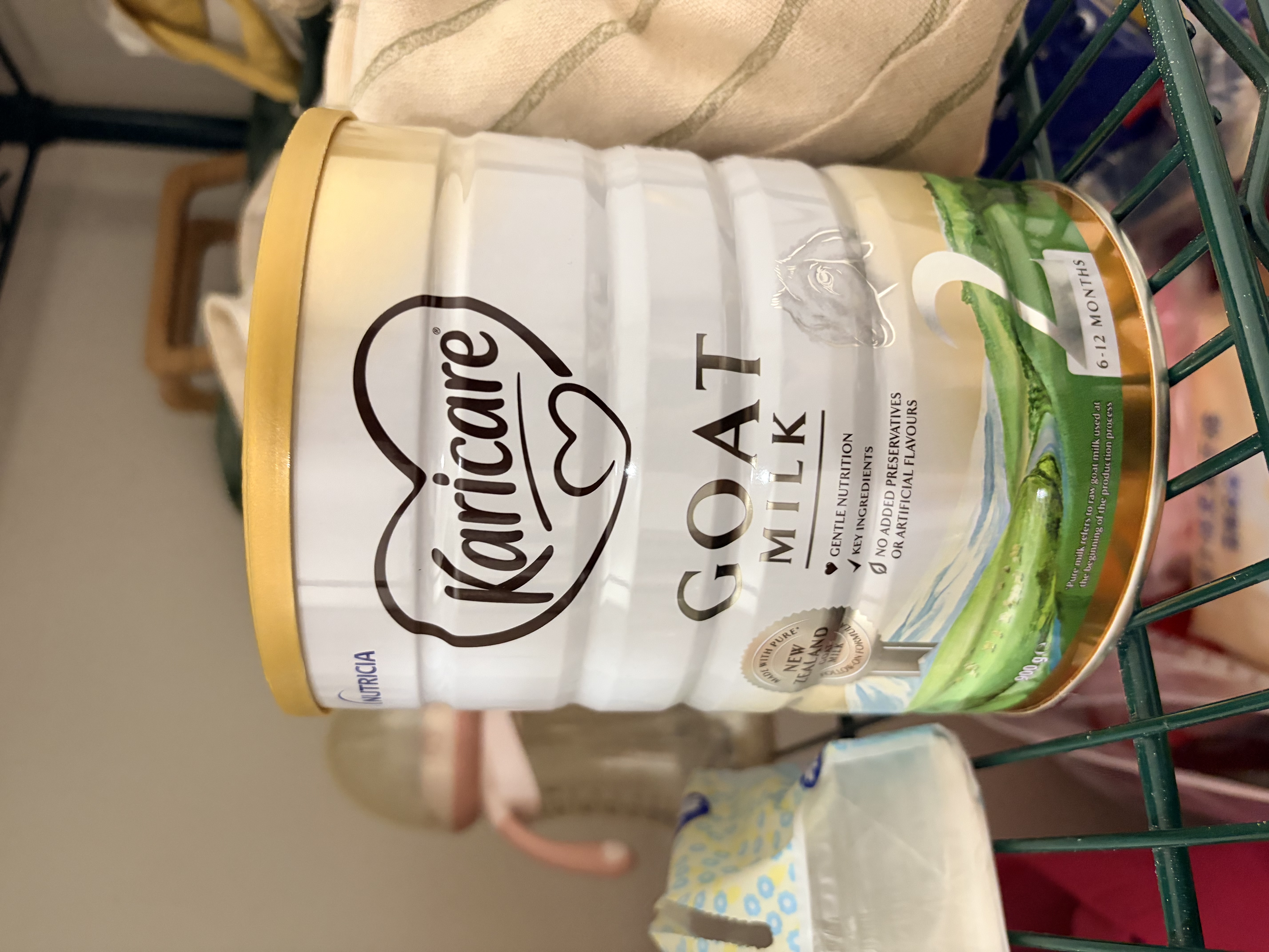 可瑞康（karicare）可瑞康婴儿配方山羊奶粉2段(6-12个月)  双益生元+DHA  6罐箱装 实拍图