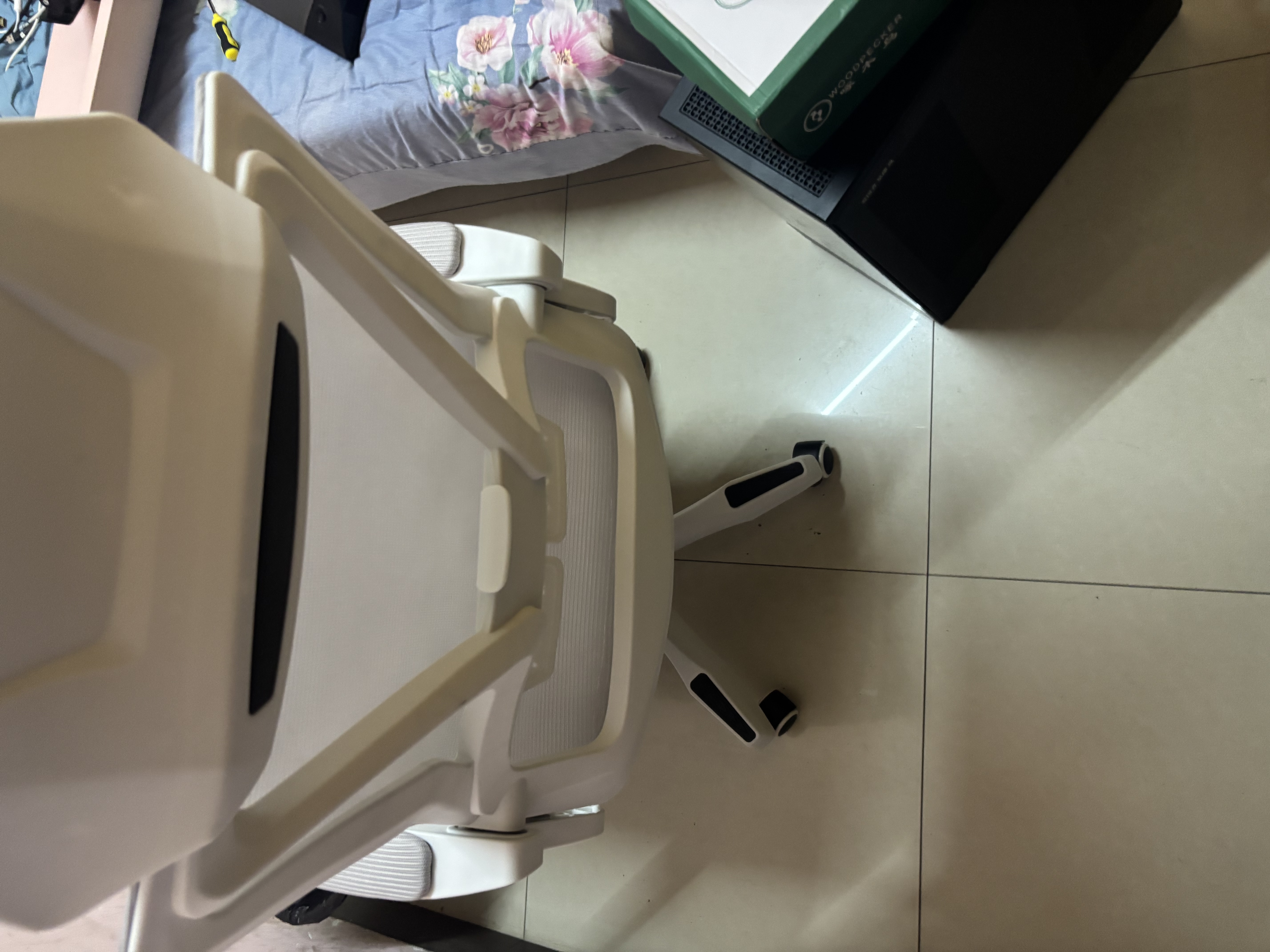 锦汐 电脑椅家用办公椅子靠背人体工学椅学习转椅老板座椅游戏电竞椅 【可后躺】白框灰网 实拍图