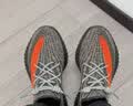 阿迪达斯  Yeezy 350椰子经典灰橙 春秋透气运动鞋女 GW1229  36 实拍图