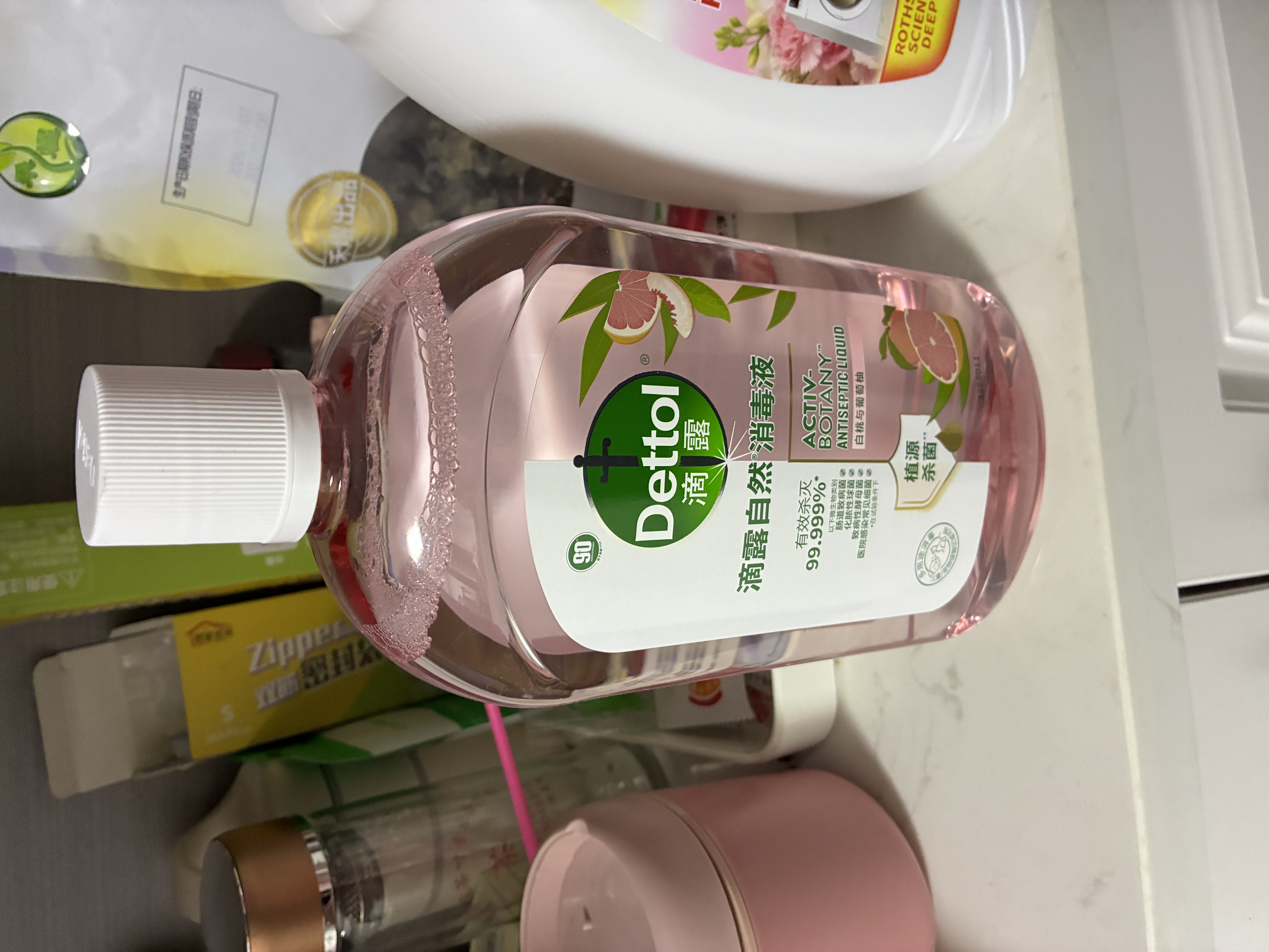 滴露（Dettol）衣物消毒液自然香氛洗衣除菌液 除螨48h留香1000ml*1灭活白念珠菌 实拍图