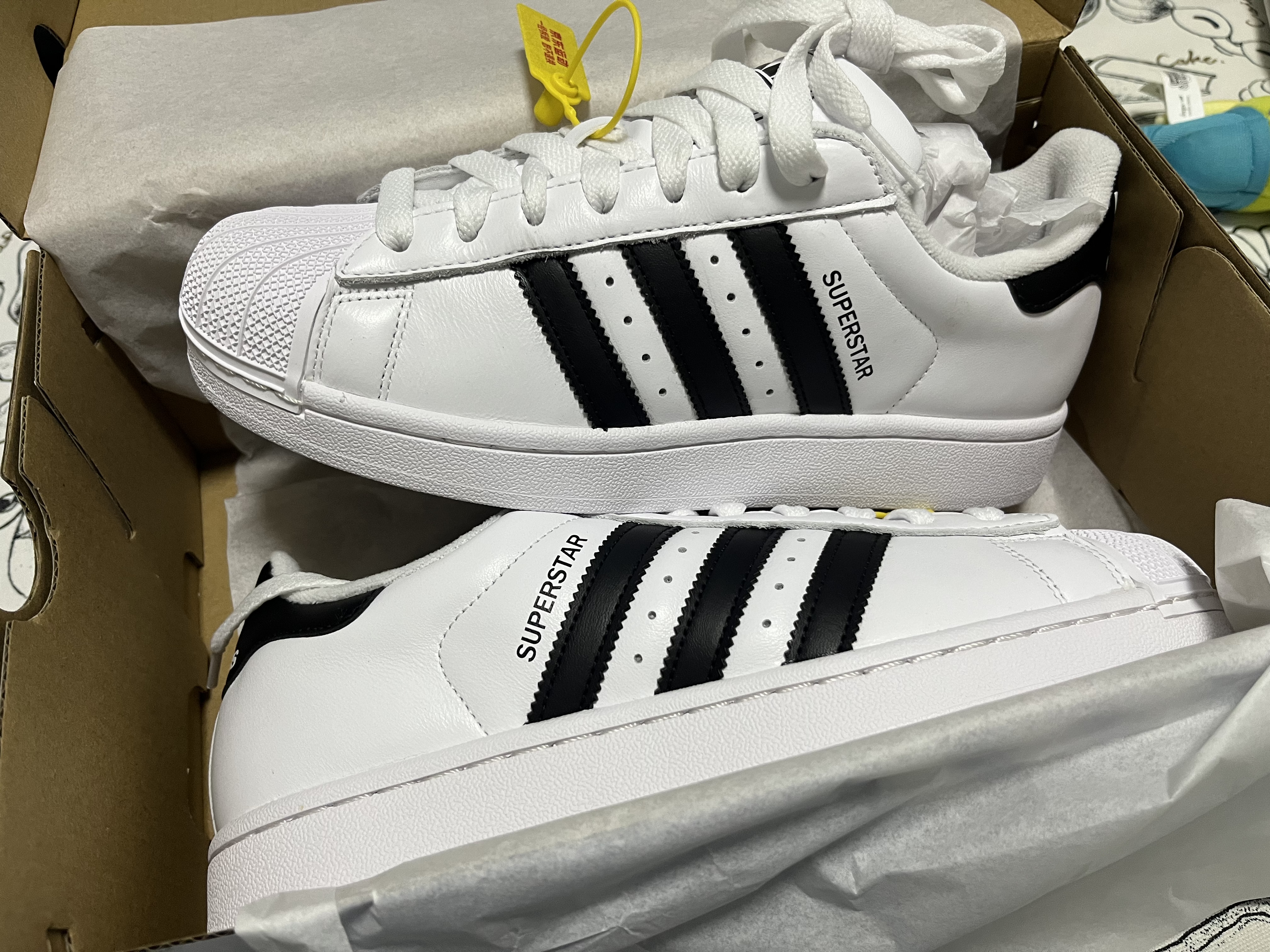 阿迪达斯adidas三叶草贝壳头SUPERSTARII男女休闲鞋 IH8659 40码 实拍图