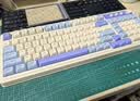 狼蛛（AULA）S99无线蓝牙有线三模键盘机械手感 游戏电竞专用 99键 RGB背光拼色静音键盘鼠标套装mac电脑键盘 S99烟雨蓝【三模/RGB】+三模鼠标 实拍图