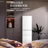 美的（Midea）电冰箱219+升三门三温租房家用客厅宿舍小型三开门节能省电低音运行 219+升三门三温｜节能省电｜极地白 实拍图