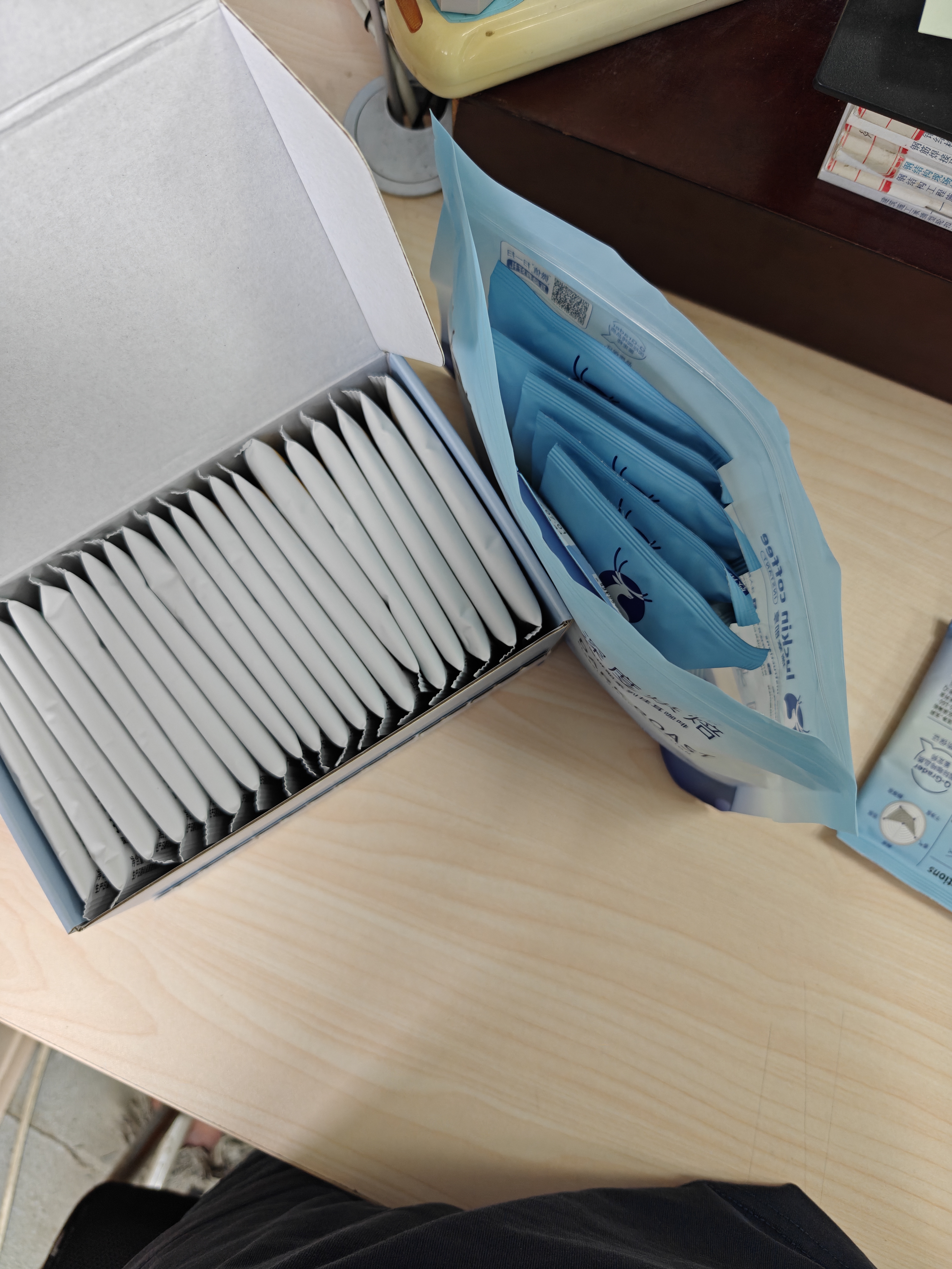 瑞幸咖啡挂耳咖啡2风味混合装10g*20袋手冲滤泡挂耳0蔗糖黑咖啡粉运动健身 实拍图