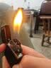 ZIPPO打火机之宝防风煤油 黑裂漆经典商标 生日礼物送男友 含油套装 实拍图