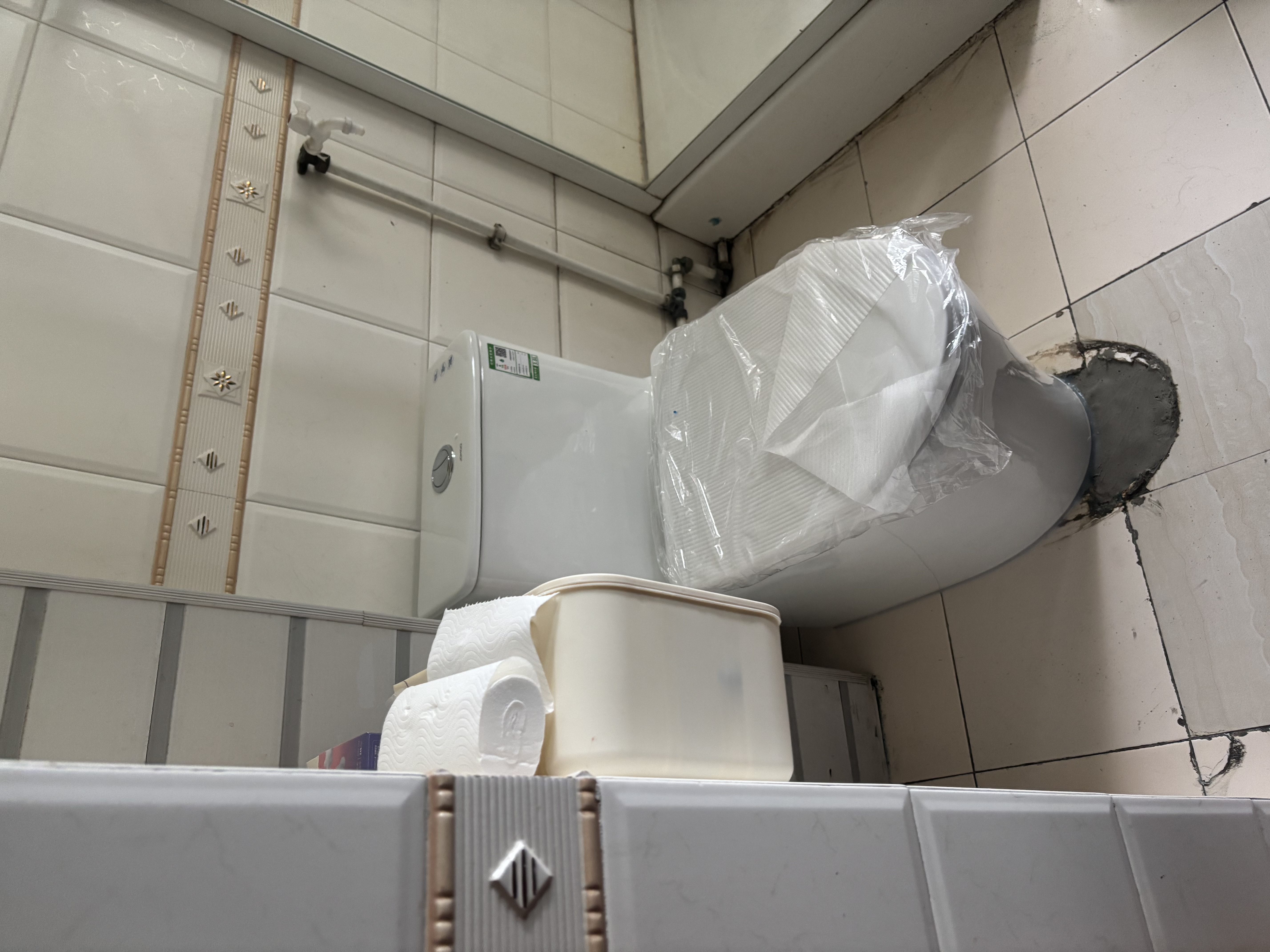 九牧（JOMOO）马桶 家用虹吸式马桶大冲力节水坐便器 防臭瞬冲 易洁抗菌马桶 行业爆款-升级无棱内壁11370-400坑 实拍图
