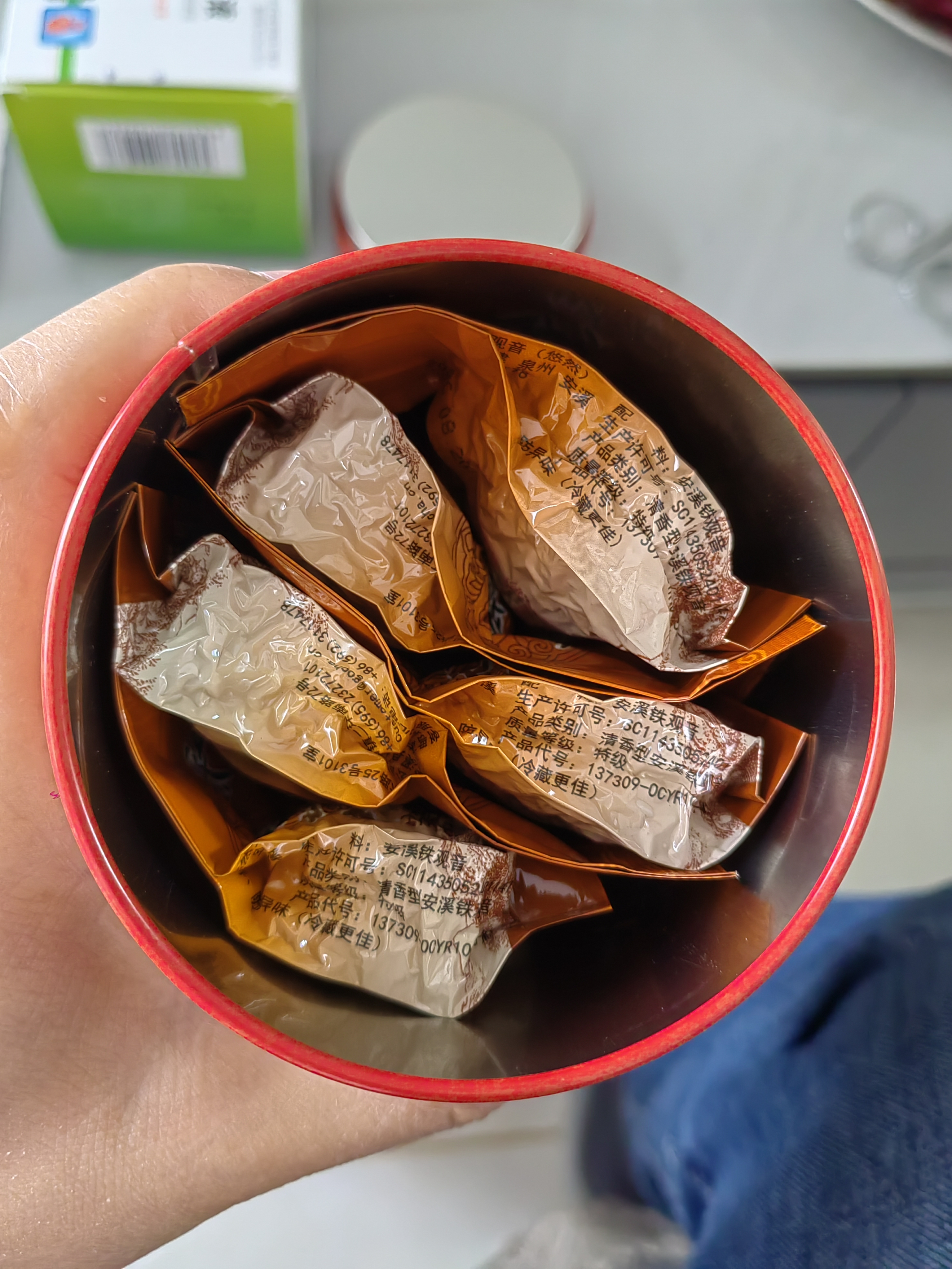 天福茗茶 茶叶 悠然天地中安溪铁观音特级清香型乌龙茶104.5g罐装 自饮 实拍图