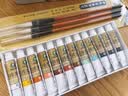 马利(Marie's)国画颜料盒装12色12ml水墨画山水画初学者套装学生美院专业美术绘画国画套装1302 实拍图
