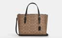蔻驰（COACH）【品牌直供】女士MOLLIE25中号斜挎托特包卡其棕CV965礼物次日达 实拍图