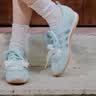 adidas「冰淇淋T头鞋」VS JOG 2.0薄底运动鞋男女阿迪达斯轻运动 浅天蓝/金属银/亮白 (推荐女生选小半码)   37 实拍图