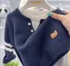 巴拉巴拉童装儿童毛衣男童女童衣服2026新款秋装宝宝假两件打底衫亲肤毛衫 晒单实拍图