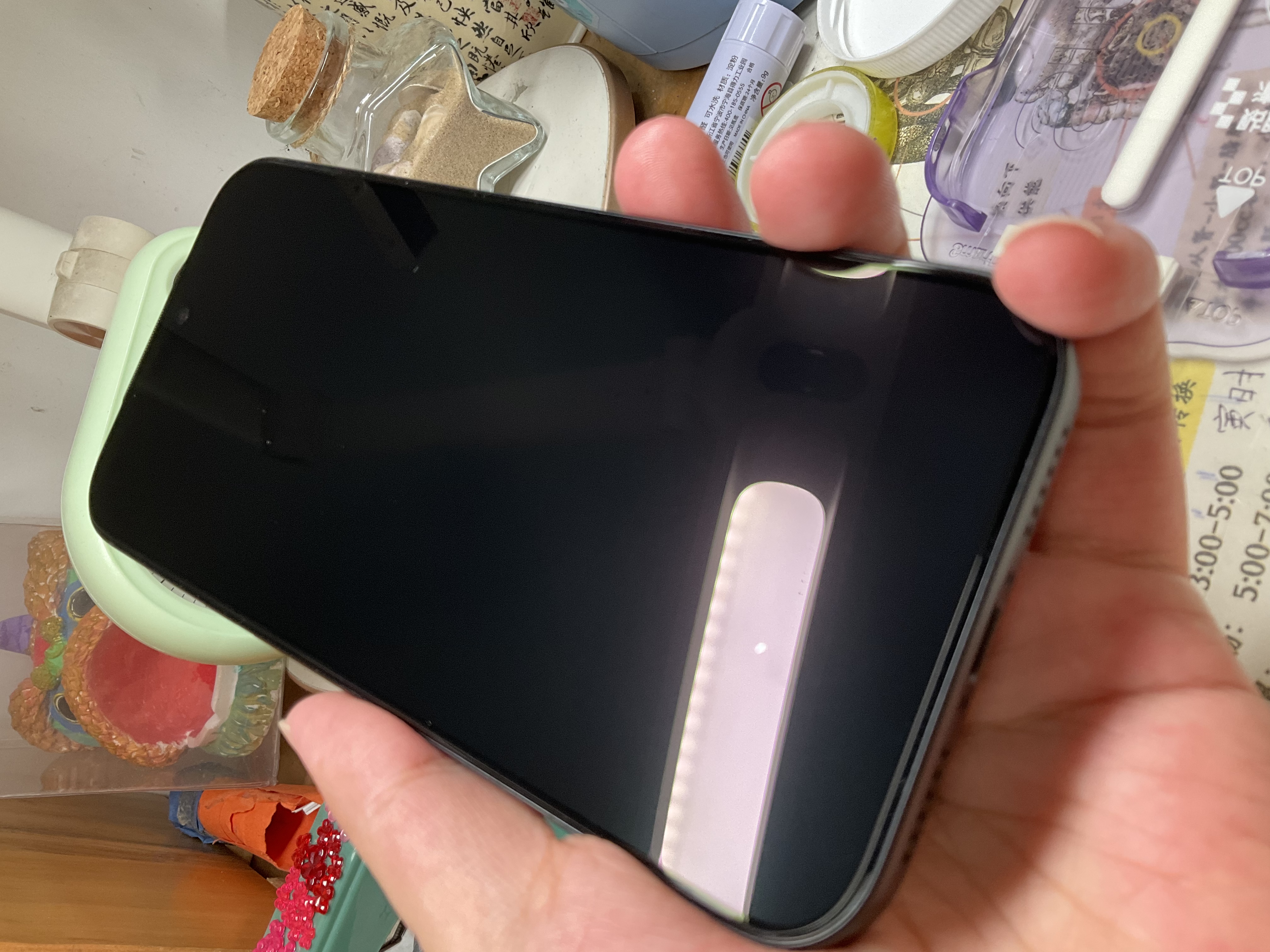 闪魔【AR增透抗反光】适用iPhone18Promax钢化膜苹果17promax手机膜AR增透全屏防尘无尘仓保护膜2片装 实拍图