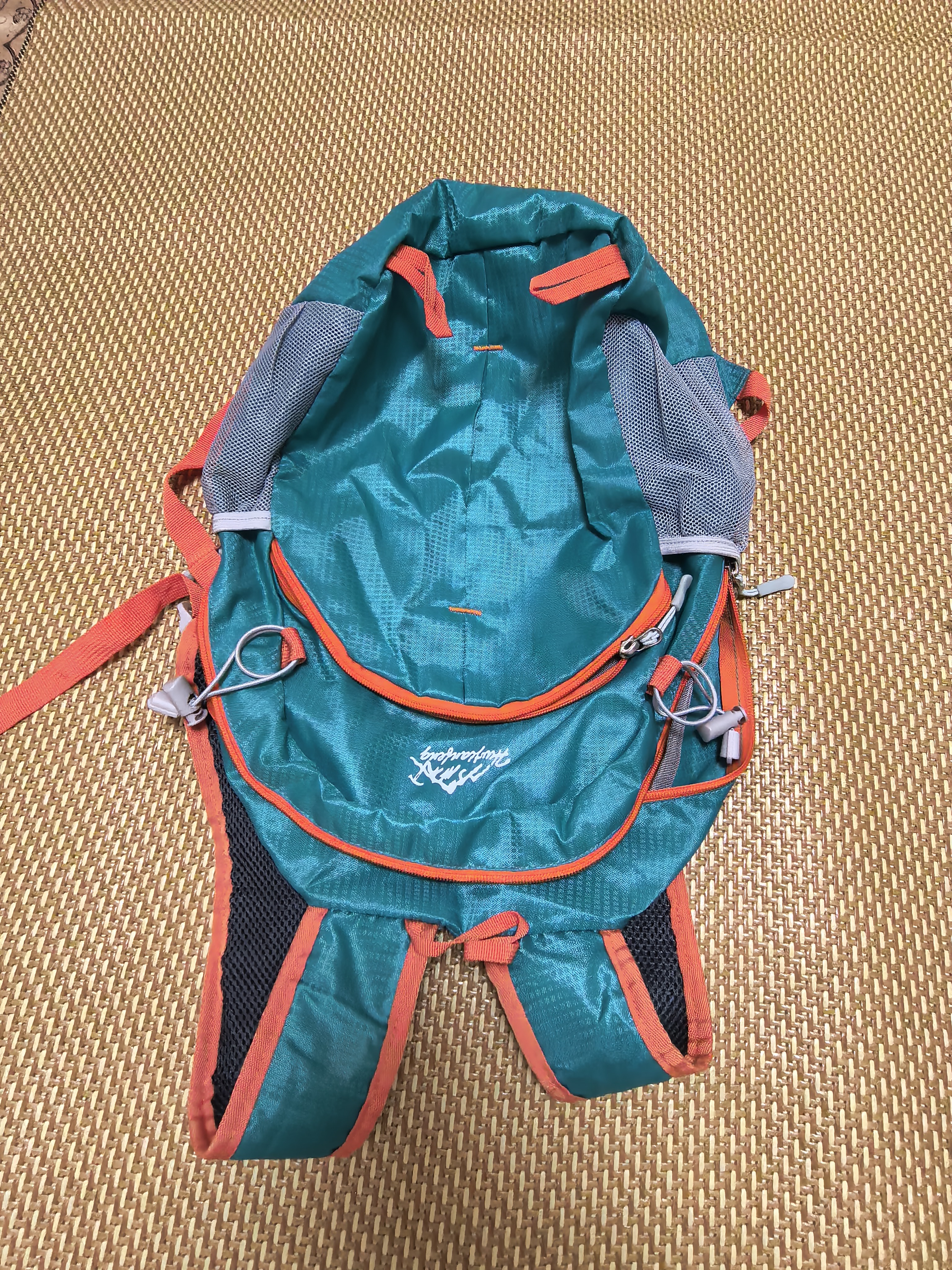 莱枢汇折叠登山包户外超轻双肩包便携背包大容量旅行运动徒步轻便皮肤包 湖绿色折叠包-20L（防泼水） 实拍图