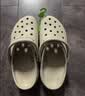 卡骆驰（CROCS）白鹿同款云朵洞洞鞋|206750 骨白色-2Y2 36/37(230mm) 实拍图