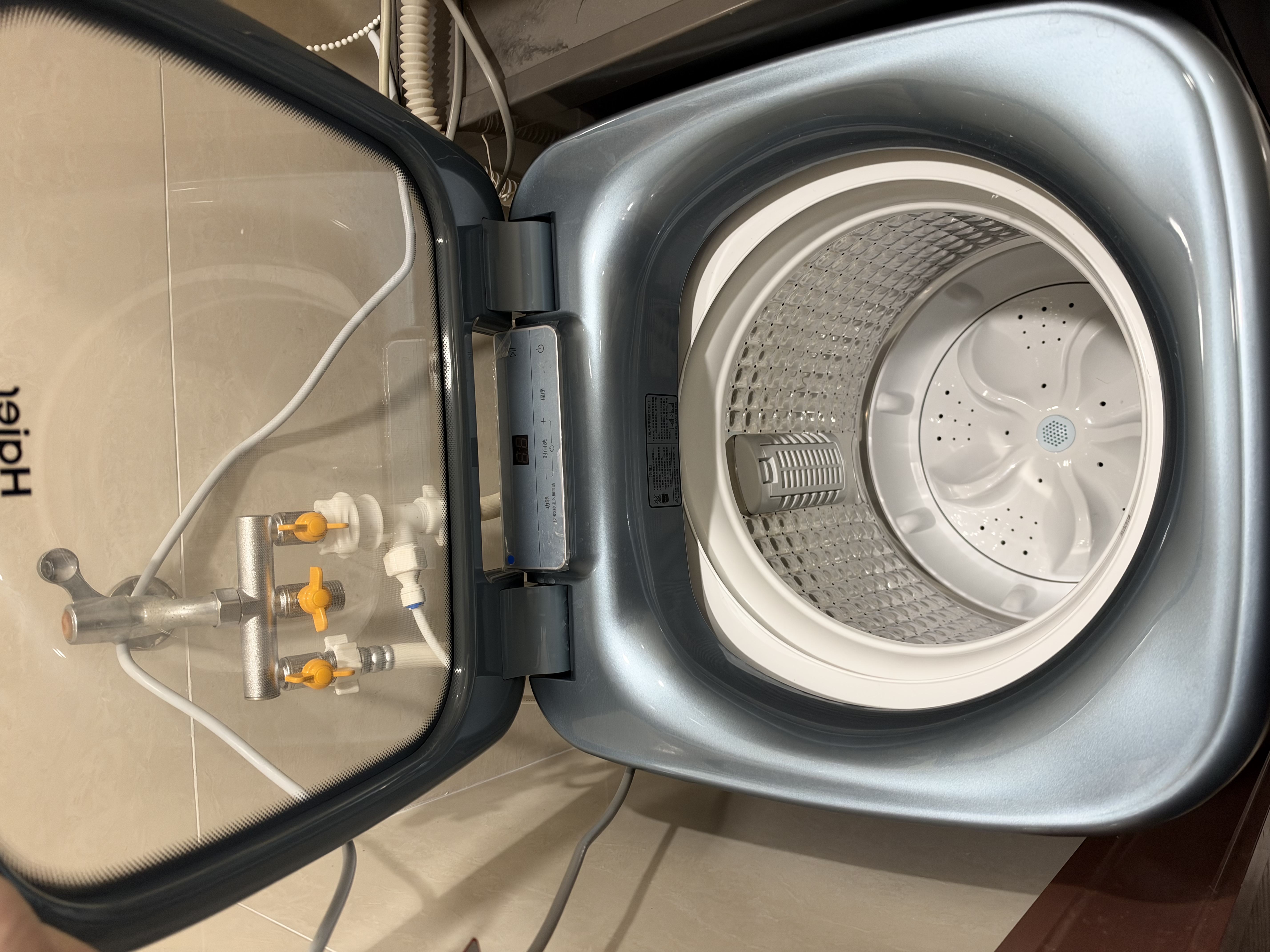 海尔（Haier）5公斤洗衣机波轮直驱变频全自动一级能效迷你洗衣机小型家用婴儿儿童洗衣机电离除菌羊毛洗神童 波轮5kg丨直驱变频丨HP电离除菌丨小神童B378 实拍图