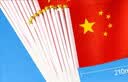 优和（UHOO）国庆小国旗手持小红旗手摇旗 小五星红旗杆帜 8号100面带杆14*21cm送贴纸 户外儿童手拿小旗子带杆 实拍图