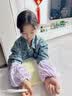 库洛米宝宝袖套小月龄秋冬儿童羽绒服防水护袖防污耐脏婴幼儿套袖 紫色库米【长约17.5cm】 实拍图