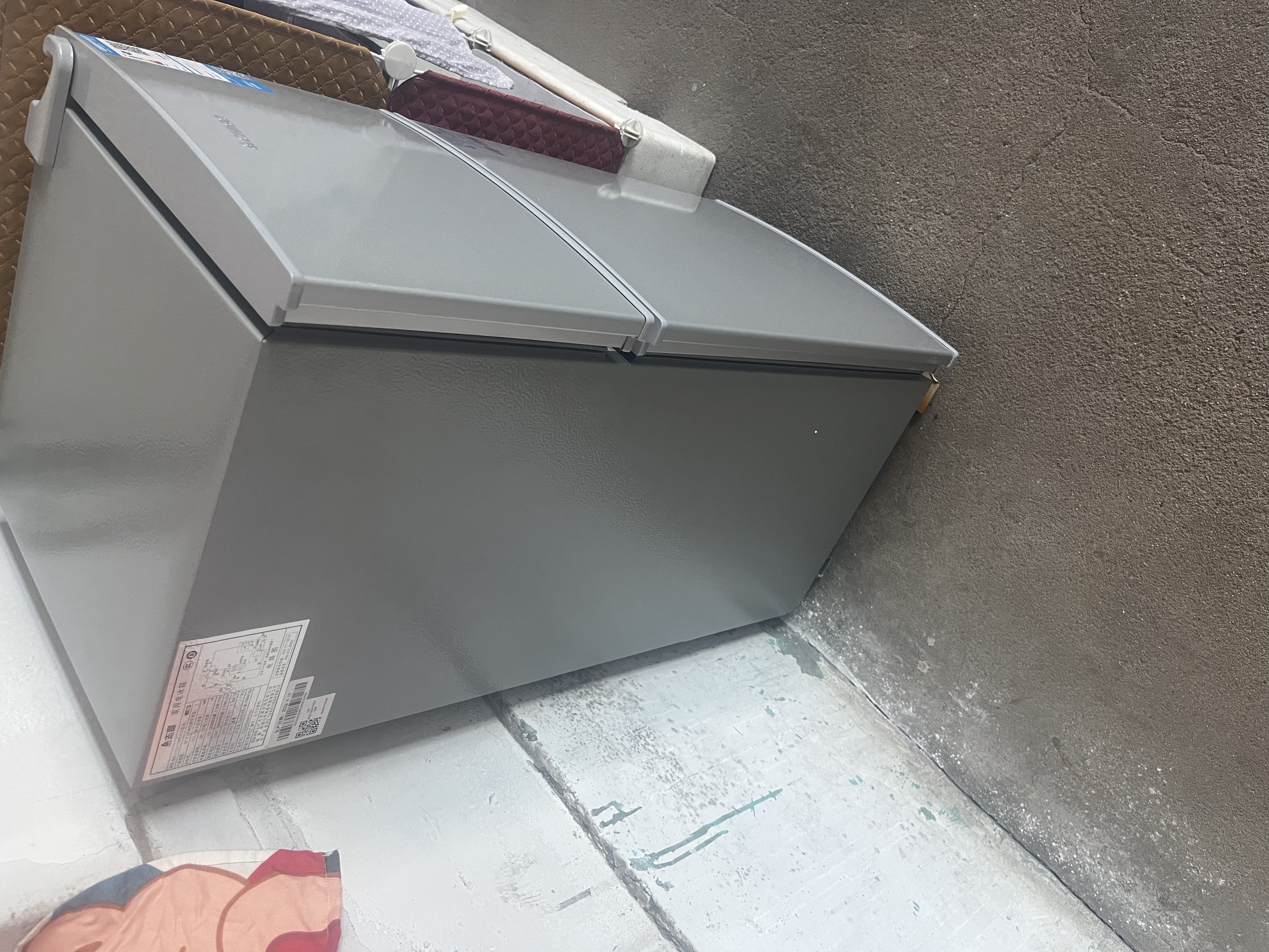志高（CHIGO）小冰箱迷你小型家用冷藏冷冻两用宿舍出租房用双门办公室电冰箱节能省电 【一级能效】98L银色【全国联保丨节能省电】 实拍图