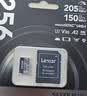 雷克沙（Lexar）256GB TF(MicroSD)存储卡 V30 4K 读205MB/s 大疆Pocket 4P官方推荐 影石Luna内存卡(SILVER PLUS) 实拍图