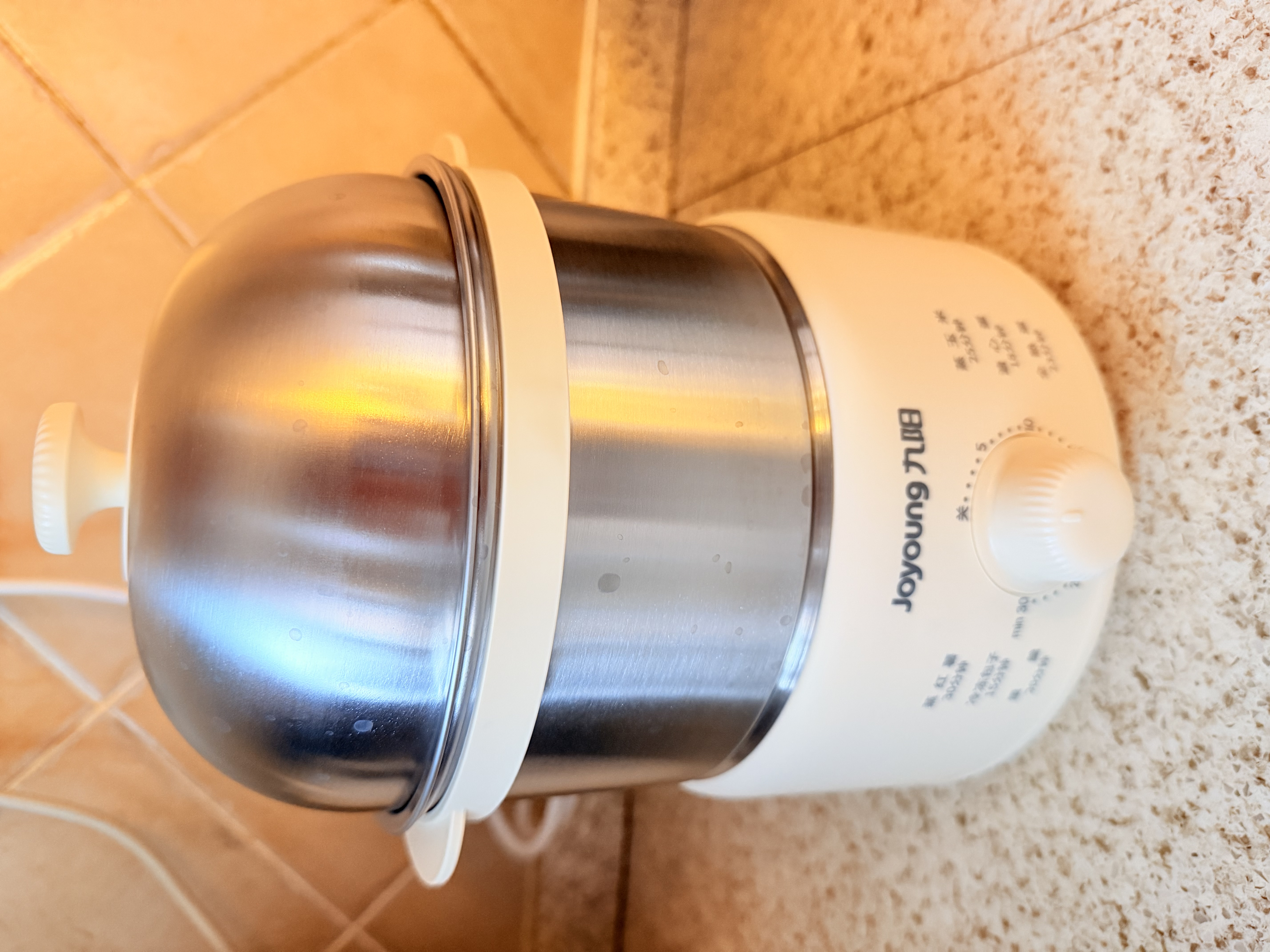 九阳（Joyoung）蒸蛋器 煮蛋器 定时 自动断电安心用 小型316L不锈钢多功能 双层蒸煮鸡蛋早餐神器ZD14-GE330 实拍图