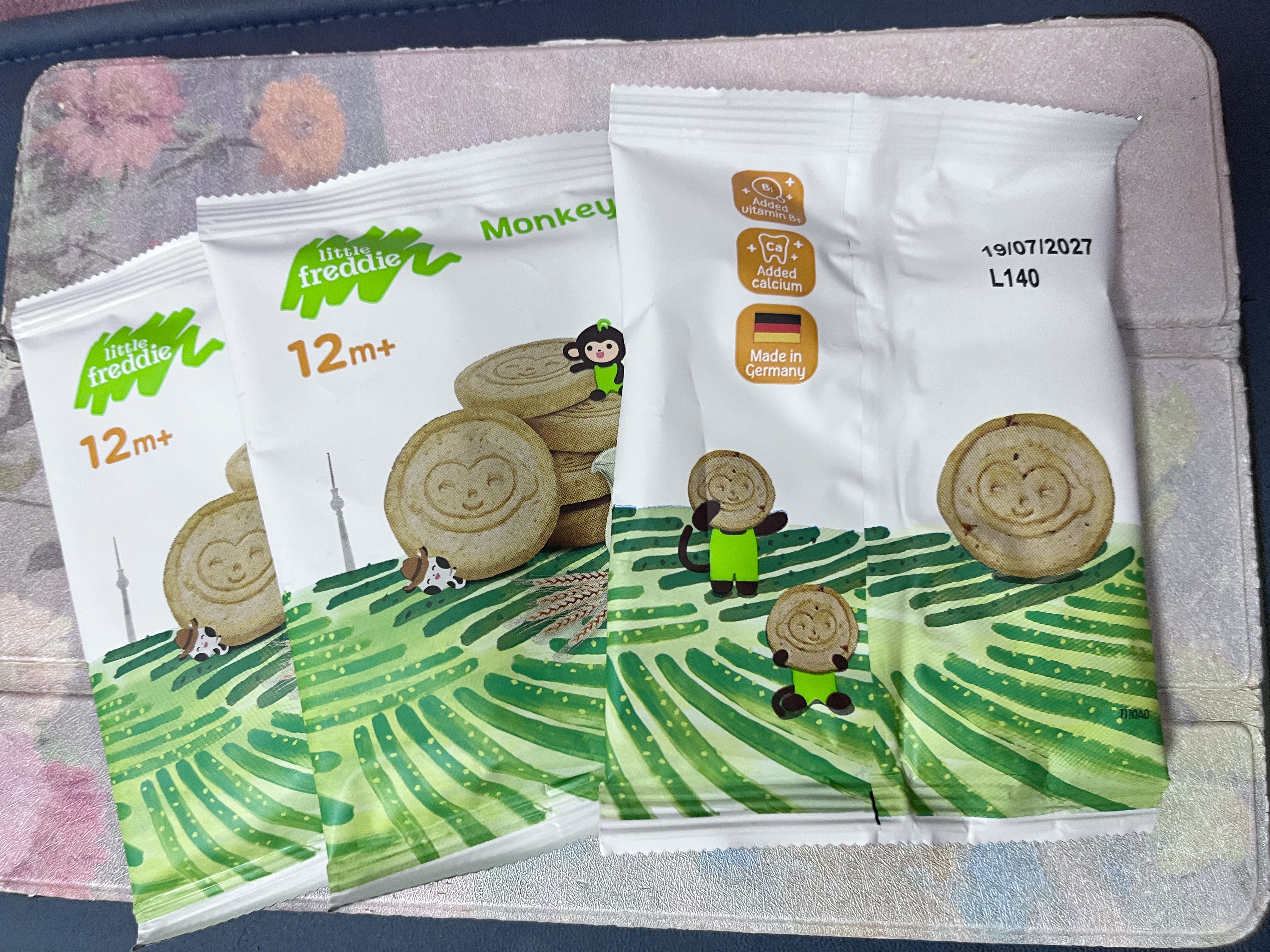 小皮（Little Freddie）宝宝零食谷物饼干婴儿磨牙饼干1岁+儿童零食80g*3盒 多口味随机发 实拍图