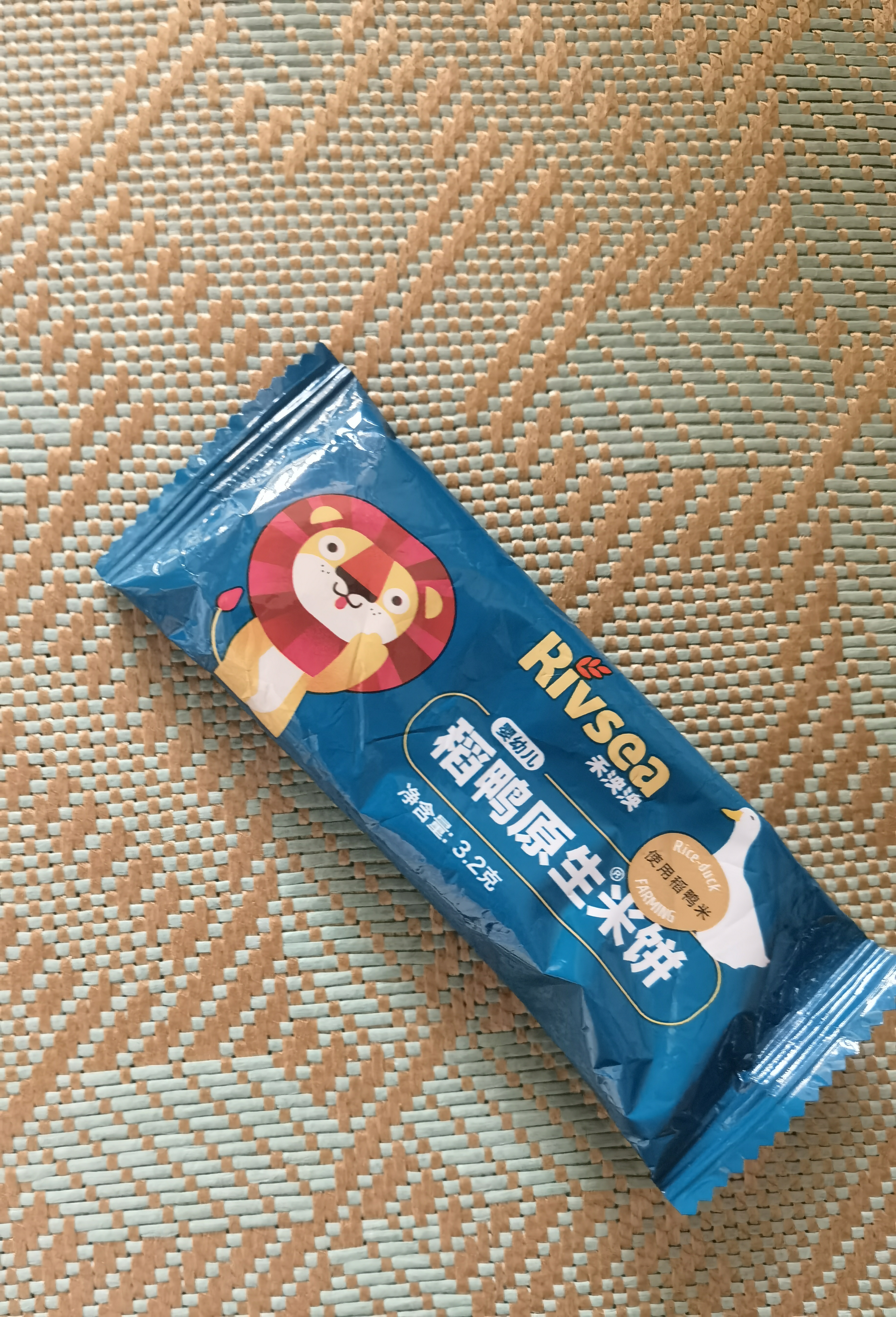 禾泱泱婴幼儿米饼草莓味51.2g(32片)  稻鸭原生高钙宝宝零食6月+ 实拍图
