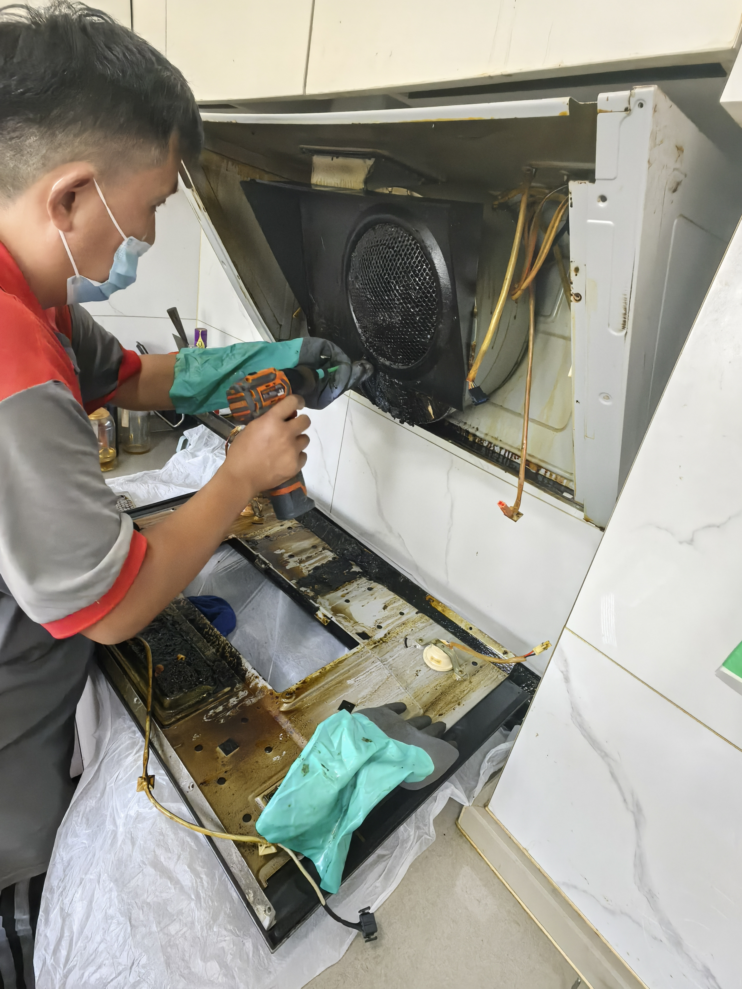 京东家政家电清洗 家用抽油烟机全拆洗 家电清洗上门服务清洁保养保洁 专业高温蒸汽清洗机高效清洗剂清洁剂 实拍图