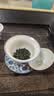 不拙羊脂玉瓷茶具整套高档悬停盖碗中秋节礼物描金青花缠枝莲盖碗10入 实拍图