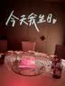 多美忆生日投影灯氛围道具网红生日快乐彩灯生日场景布置3插片含电池 实拍图