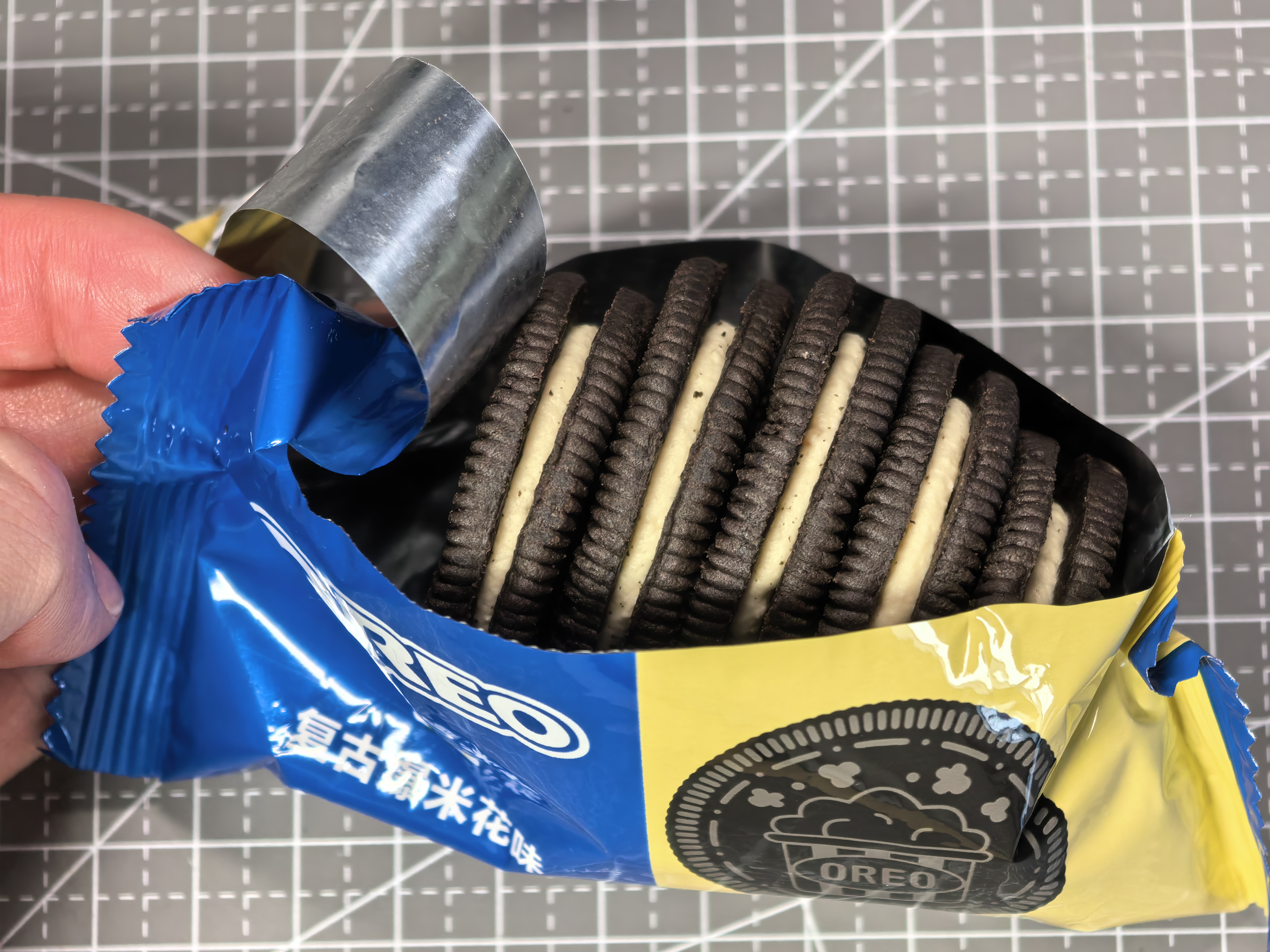 奥利奥（Oreo）夹心饼干复古爆米花味87g 休闲零食 早餐下午茶 实拍图