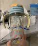贝亲（Pigeon）防胀气 自然成长翻盖直饮吸管 大童奶瓶330ml 马戏团 18月+ AA279 实拍图