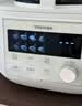 东芝（TOSHIBA）【旗舰新品】小白露风冷电压力锅 5L 4-8人高压锅家用IH锁鲜0排气 纯钛0涂层+陶瓷双胆PC-50MXVC 实拍图