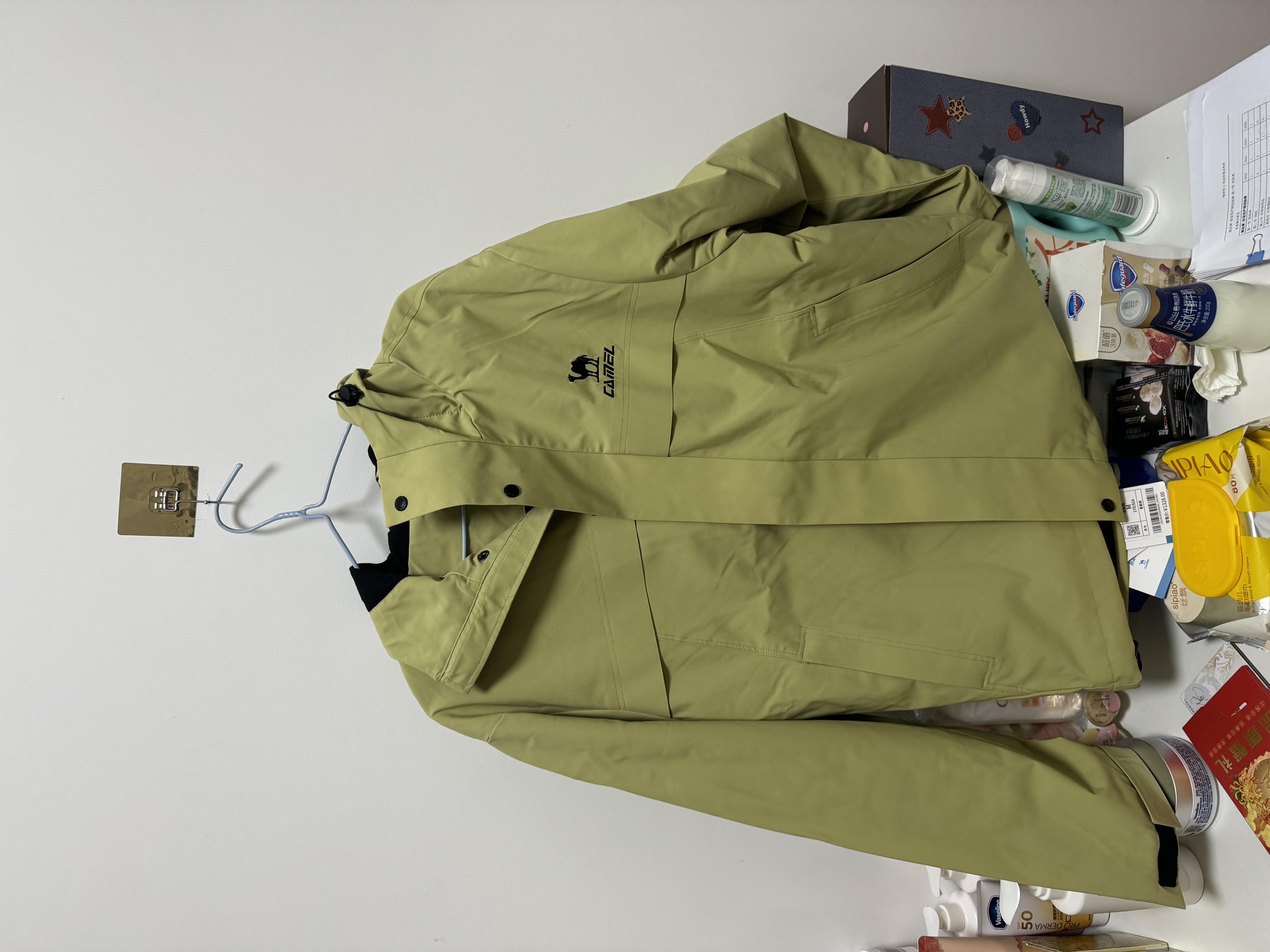 骆驼（CAMEL）全地形夹克运动风衣秋季新款男女装户外防泼水登山服休闲加绒外套 实拍图
