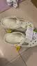 卡骆驰（CROCS）经典玛丽珍芭蕾洞洞鞋|210581 亚麻色   37 /38(230mm) 实拍图