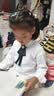 衣诺坊女童衬衫白色长袖圆领春夏新款学生六一演出校服儿童休闲T恤宽松 实拍图