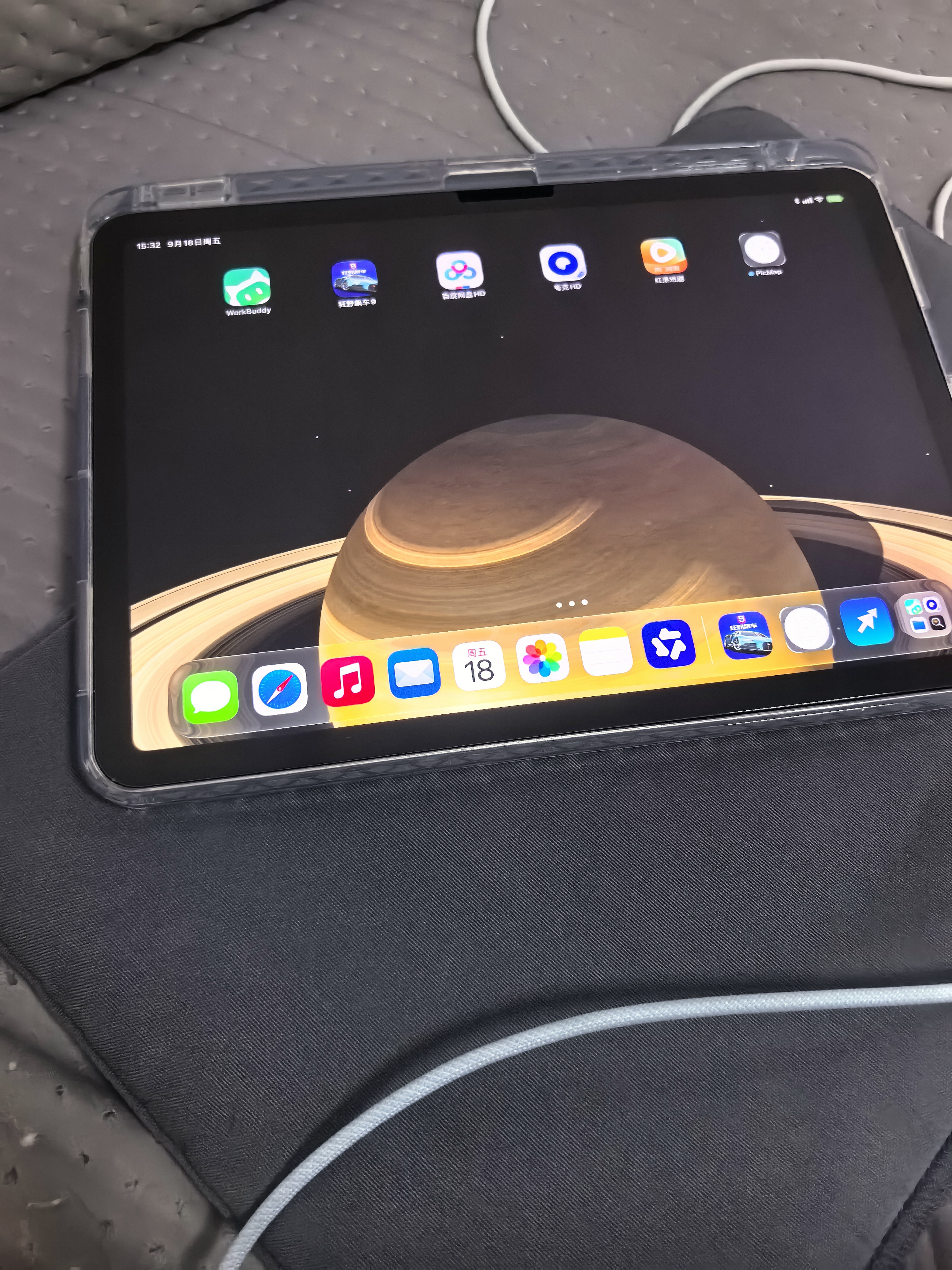 京东京造iPad Air 11/2024/2025/2026钢化膜电脑高清贴膜全屏抗指纹防爆屏幕保护高清防摔抗蓝防刮防 实拍图