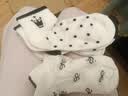 袜子女夏季薄款透气网眼浅口袜黑白蝴蝶可爱甜美学院风清凉袜 随机款式 5双 实拍图